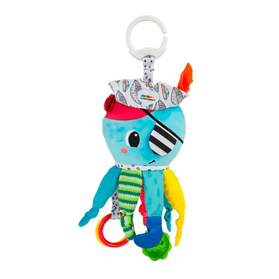 Игрушка с подвесом для малышей Капитан Кальмар развивающая Lamaze Tomy 65963 1